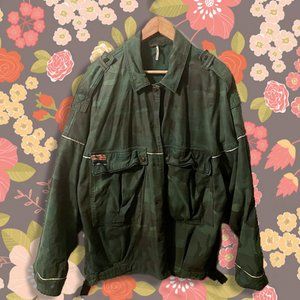 Free People Slouchy Military Jacket